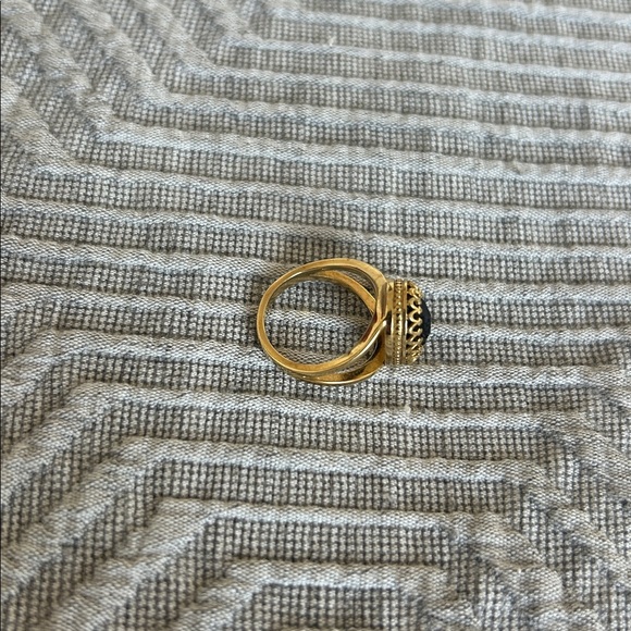 14k Rose Gold Ring with Black Onyx Stone - Picture 14 of 16